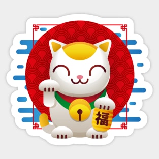 Maneki Neko Sticker